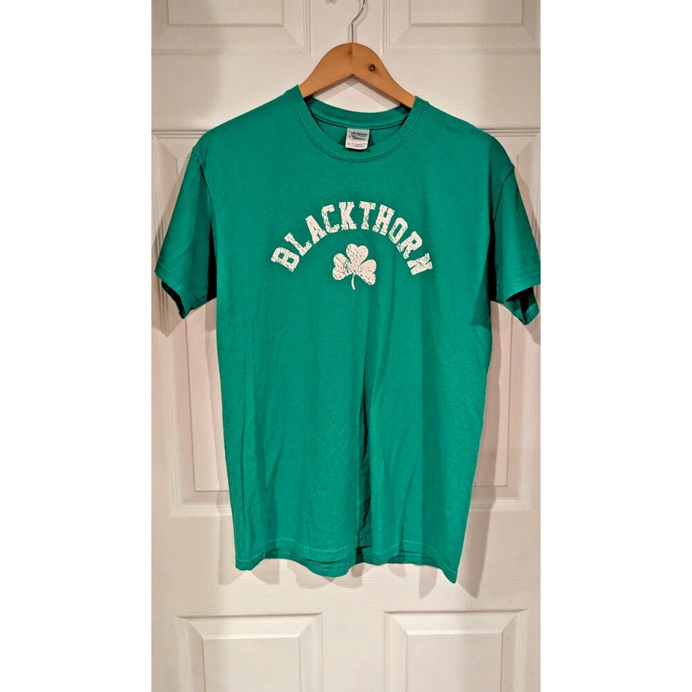 Blackthorn Irish Celtic Rock Band black T-Shirt Adult Men's Size‎ M Gildan